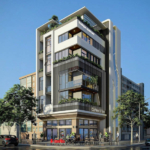 Phương án 1 cải tạo mặt tiền khách sạn mini tại Quảng Ninh