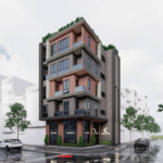 Phương án thiết kế 2 của dự án cải tạo khách sạn mini 5 tầng tại Quảng Ninh