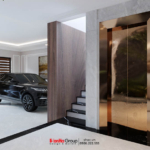 Sảnh thang máy trong nhà ống Tân cổ điển tại Bắc Ninh