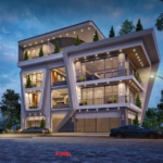 Mặt tiền biệt thự kinh doanh 3 tầng tại Thái Bình