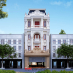 Thiết kế mặt tiền tinh xảo của nhà ống Tân cổ điển 5 tầng tại Bắc Ninh