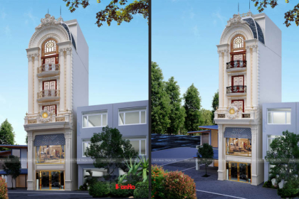 Thiết kế nhà ống Tân cổ điển 5 tầng 60m2 tại Hải Phòng