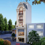 Mặt tiền hút mắt của nhà ống Tân cổ điển 5 tầng tại Hải Phòng