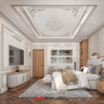 Công năng được bố trí khoa học cho phòng ngủ của gia chủ