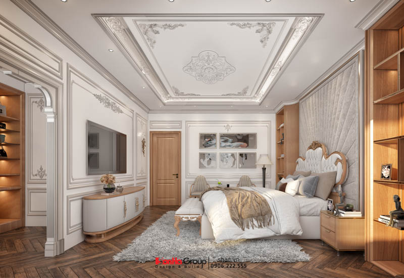 Công năng được bố trí khoa học cho phòng ngủ của gia chủ