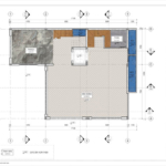 Mặt bằng tầng 1 của biệt thự kinh doanh tại Thái Bình