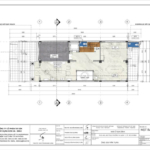 Mặt bằng tầng 1 nhà ống Tân cổ điển 4 tầng 1 tum tại Sài Gòn