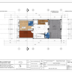 Mặt bằng tầng 4 nhà ống 4 tầng 1 tum tại Sài Gòn