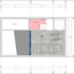 Mặt bằng tầng lửng nhà ống Tân cổ điển 5 tầng tại Hải Phòng