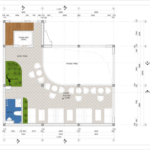 Mặt bằng tầng lửng cải tạo khách sạn mini tại Quảng Ninh