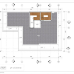 Mặt bằng tầng tum của biệt thự kinh doanh tại Thái Bình