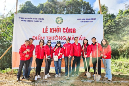 Sơn Hà gây quỹ xây dựng điểm trường cho các em nhỏ tại thôn Nà Tấu, Sông Mã, Sơn La