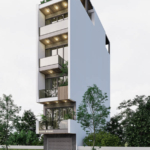 Thiết kế thoáng sáng bên trong nhà ống Hiện đại 5 tầng tại Hải Phòng