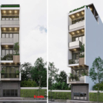 Nhà ống kết hợp kinh doanh 5 tầng Hiện đại tại Hải Phòng