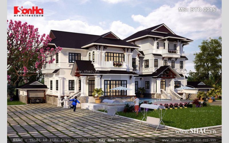 10+ mẫu thiết kế biệt thự có bể bơi hiện đại đẹp nhất 2025 6 10+ mẫu thiết kế biệt thự có bể bơi hiện đại đẹp nhất 2025 6