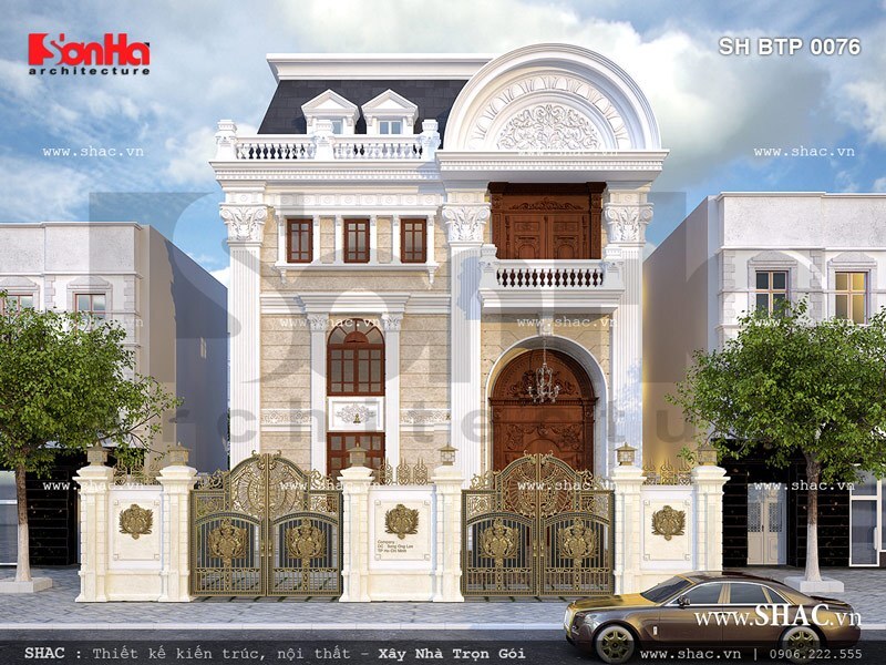 thiết kế biệt thự kiểu Pháp thiết kế biệt thự kiểu Pháp