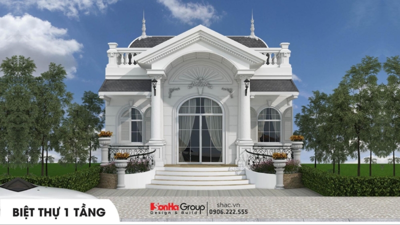 biệt thự kiến trúc Pháp biệt thự kiến trúc Pháp