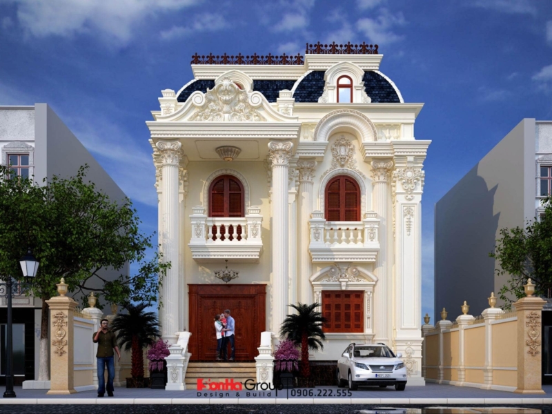biệt thự kiểu Pháp biệt thự kiểu Pháp