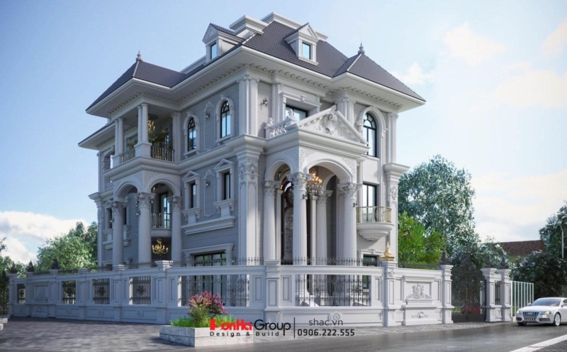 thiết kế biệt thự kiểu Pháp thiết kế biệt thự kiểu Pháp