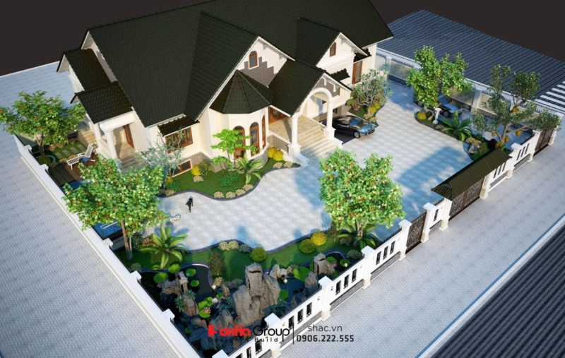 biệt thự kiểu Pháp cổ điển biệt thự kiểu Pháp cổ điển