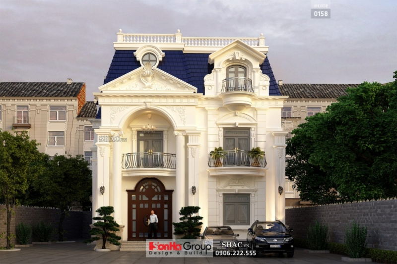 mẫu biệt thự 2 tầng kiểu Pháp mẫu biệt thự 2 tầng kiểu Pháp