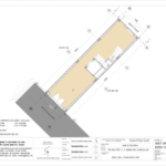 Mặt bằng định vị khu đất xây dựng của nhà ống 5 tầng 60m2