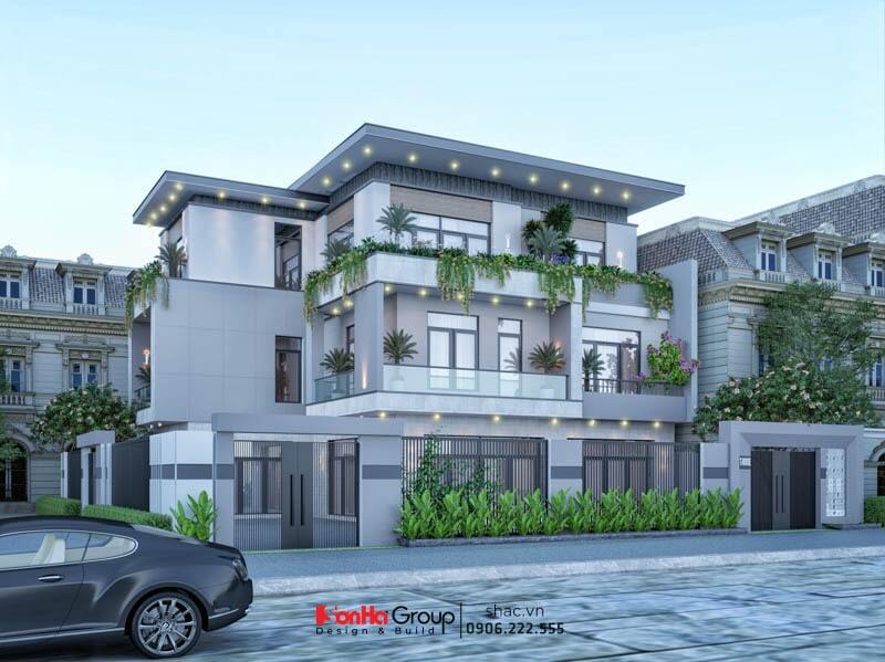 thiết kế kiến trúc biệt thự