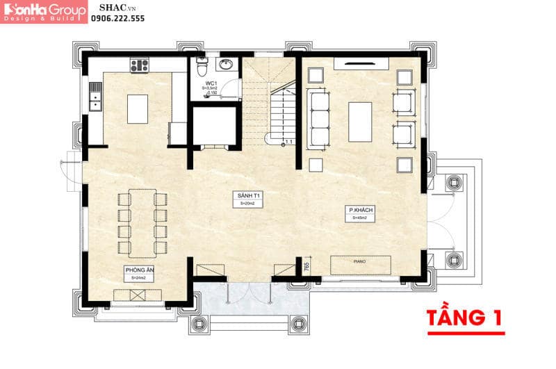 mẫu thiết kế biệt thự đẹp