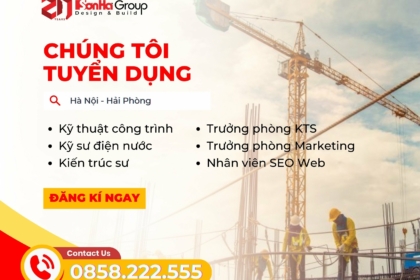 Sơn Hà Group tuyển dụng nhiều vị trí tại Hà Nội, Hải Phòng 2024