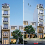 Nhà ống Tân cổ điển 6 tầng - Tổ ấm sang trọng cho gia đình