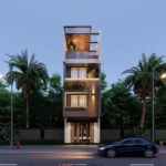 Nhà ống Hiện đại 3 tầng 1 tum tiện nghi cho trải nghiệm sống gia đình