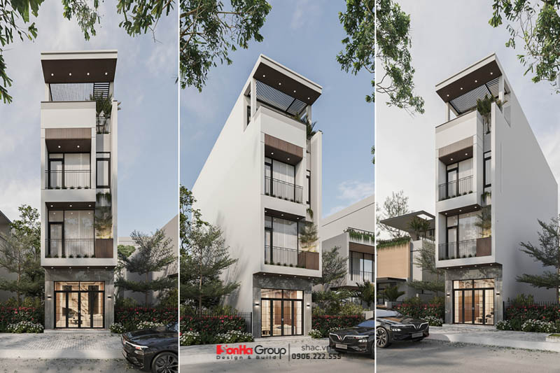 Nhà ống Hiện đại 4 tầng – Tổ ấm mơ ước cho cả gia đình 19 Nhà ống Hiện đại 4 tầng - Tổ ấm mơ ước cho cả gia đình