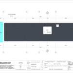 Mặt bằng tầng mái nhà ống kinh doanh 5 tầng tại Bắc Giang.