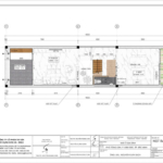 Mặt bằng tầng 1 nhà ống Hiện đại 3 tầng 1 tum tại Bắc Ninh