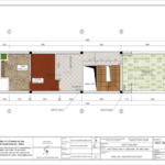 Mặt bằng tầng tum nhà ống Hiện đại tại Bắc Ninh
