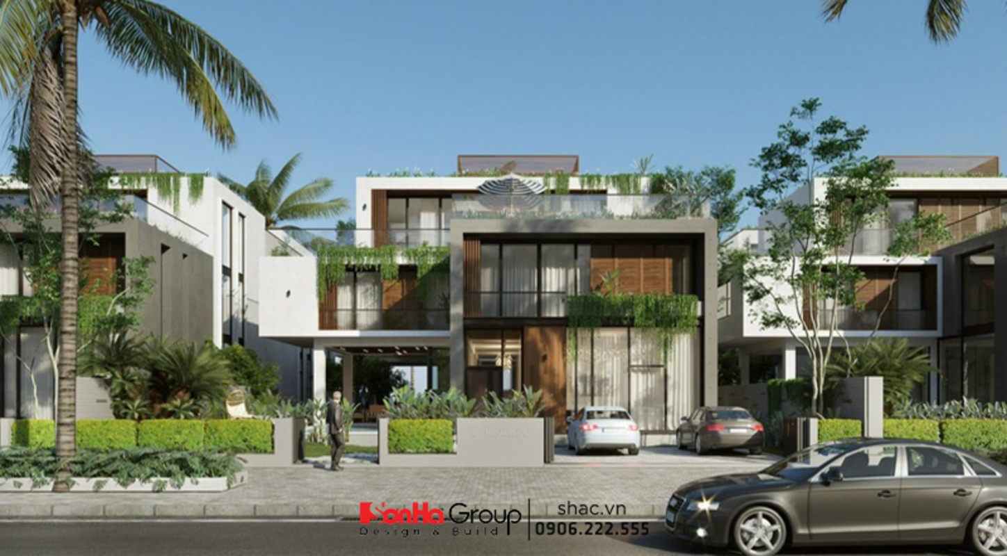 Biệt thự nghỉ dưỡng Hiện đại sở hữu chi phí xây biệt thự hiện đại hợp lý.