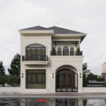 Thiết kế hài hòa giữa phong thủy và kiến trúc trong biệt thự Tân cổ điển