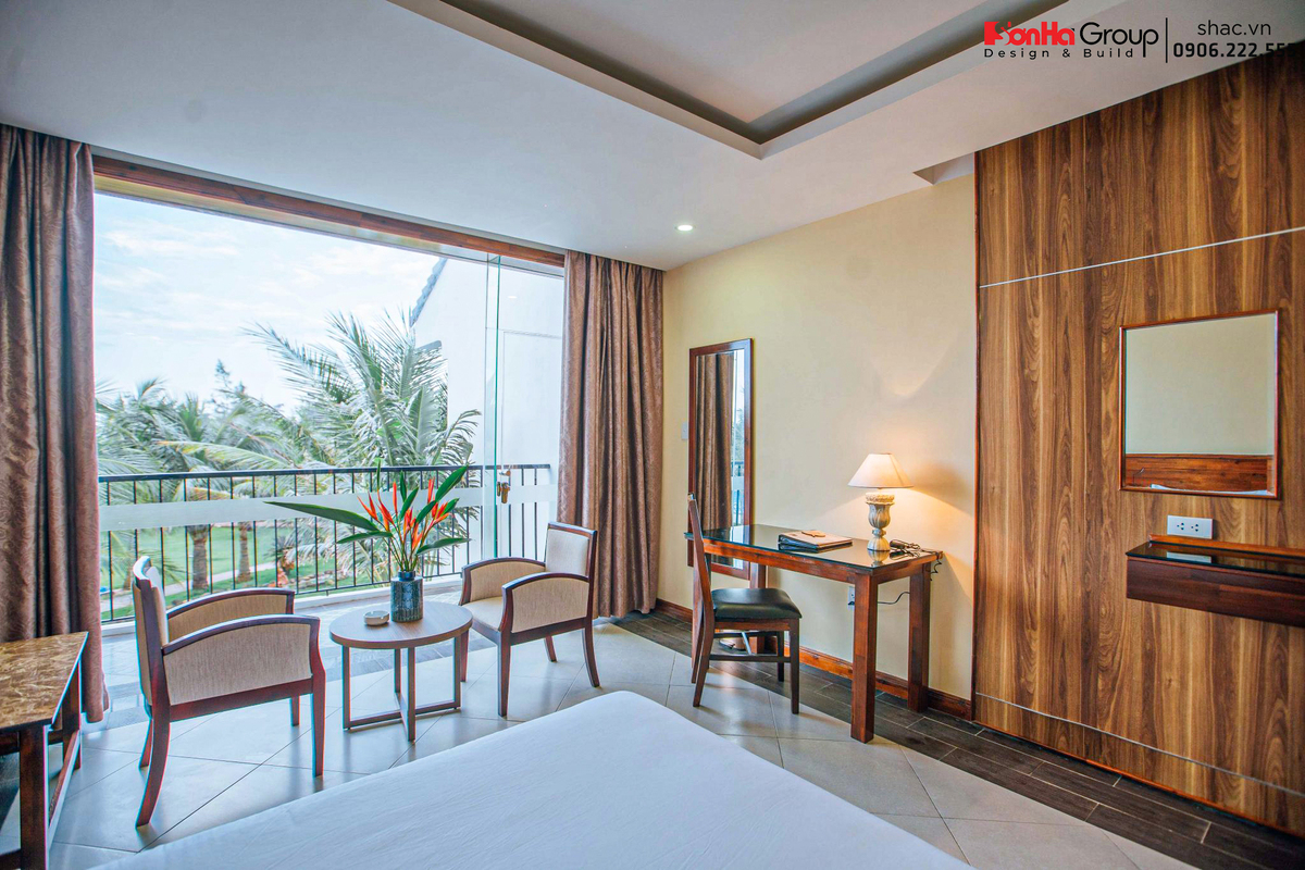 Thiết kế phòng nghỉ thanh lịch tại khách sạn Celina Quảng Bình
