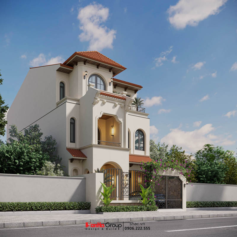 Sunshine Villa: Biệt thự Địa Trung Hải 3 tầng tràn ánh nắng 18 Biệt thự Địa Trung Hải được thiết kế không gian sống tiện nghi cho trải nghiệm sống của gia đình.