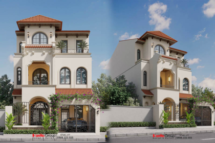 Sunshine Villa: Biệt thự Địa Trung Hải 3 tầng tràn ánh nắng