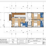 Mặt bằng tầng 2 của biệt thự Địa Trung Hải tiện nghi, thoáng sáng.