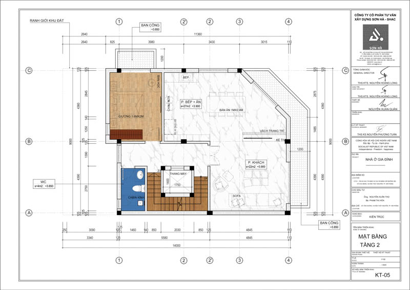 Sống Như Nghỉ Dưỡng Mỗi Ngày - Mẫu Biệt Thự 4 Tầng Đẹp Xuất Sắc Từ Sơn Hà Group 20 Mặt bằng tầng 2 biệt thự 4 tầng Hiện đại