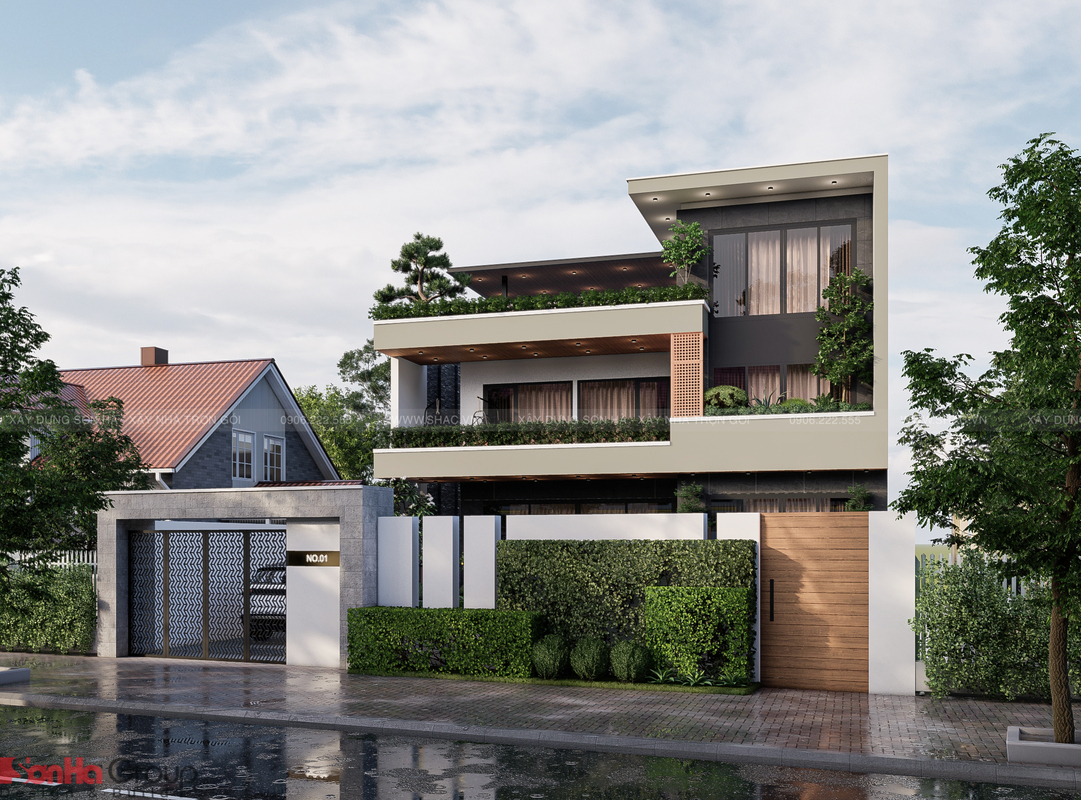 Các chi phí có trong chi phí xây biệt thự 3 tầng