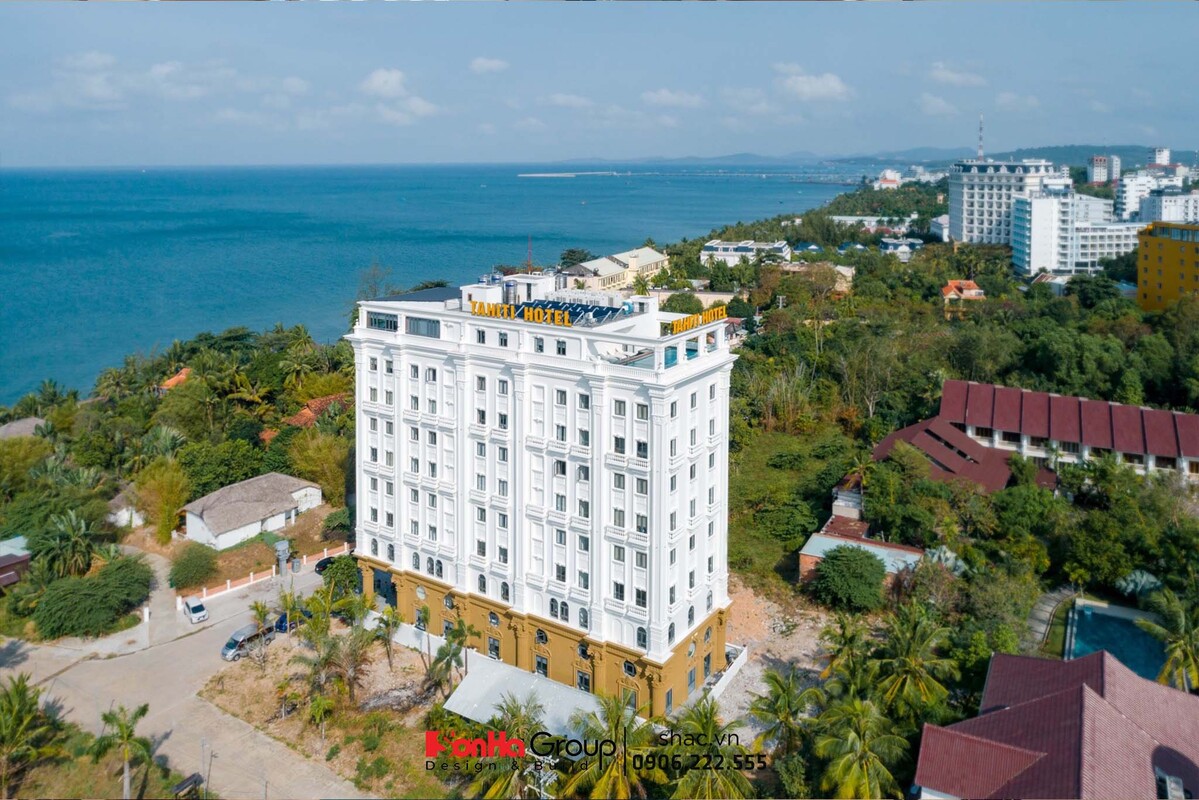 Công ty thiết kế khách sạn Sơn Hà Group thực hiện dự án khách sạn Tahiti Beach Resort