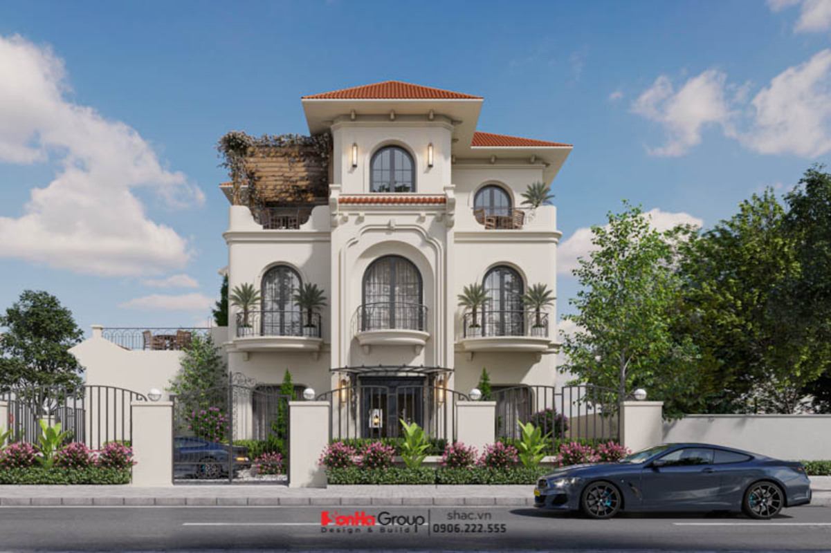 Phong cách thiết kế ảnh hưởng rất lớn đến chi phí xây biệt thự 3 tầng