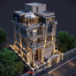 Biệt thự kết hợp hài hòa kiến trúc với thiên nhiên nhờ hệ thống cây xanh quanh nhà