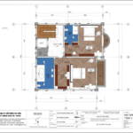 Mặt bằng tầng 3 của mẫu biệt thự ở Nghệ An