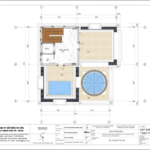 Mặt bằng tầng tum trong thiết kế biệt thự Nghệ An