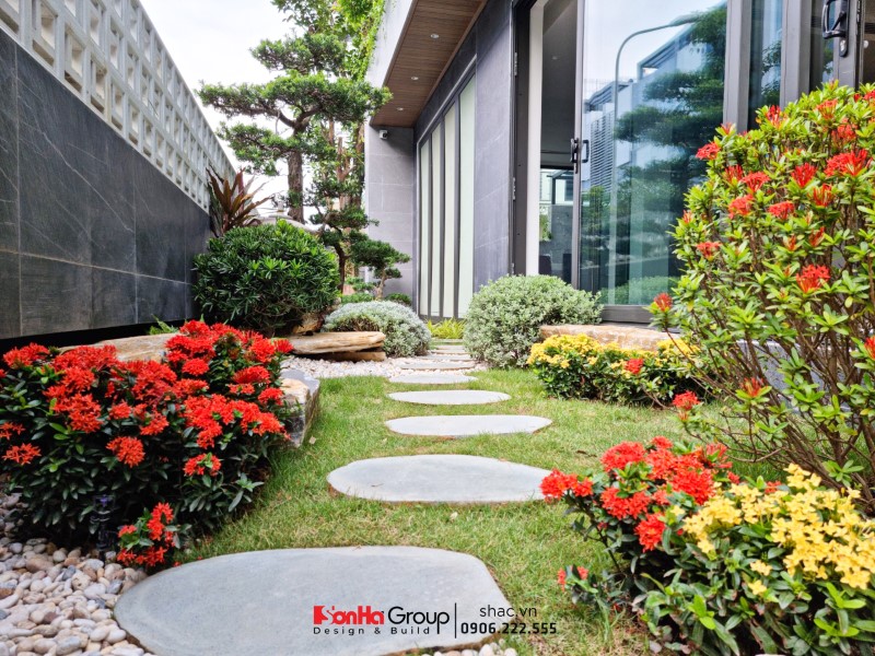 Thiết kế sân vườn biệt thự - Nghệ thuật kiến tạo không gian sống xanh 8 04 bước đơn giản chống thấm sân vườn biệt thự hiệu quả nhất hiện nay