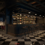 Quầy bar mang phong cách tân cổ điển độc đáo